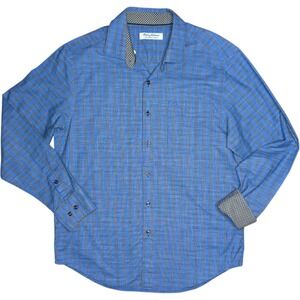 Tommy Bahama Newport Coast Island Zone Pima Cotton Flip Cuff Long Sleeve Shirt M